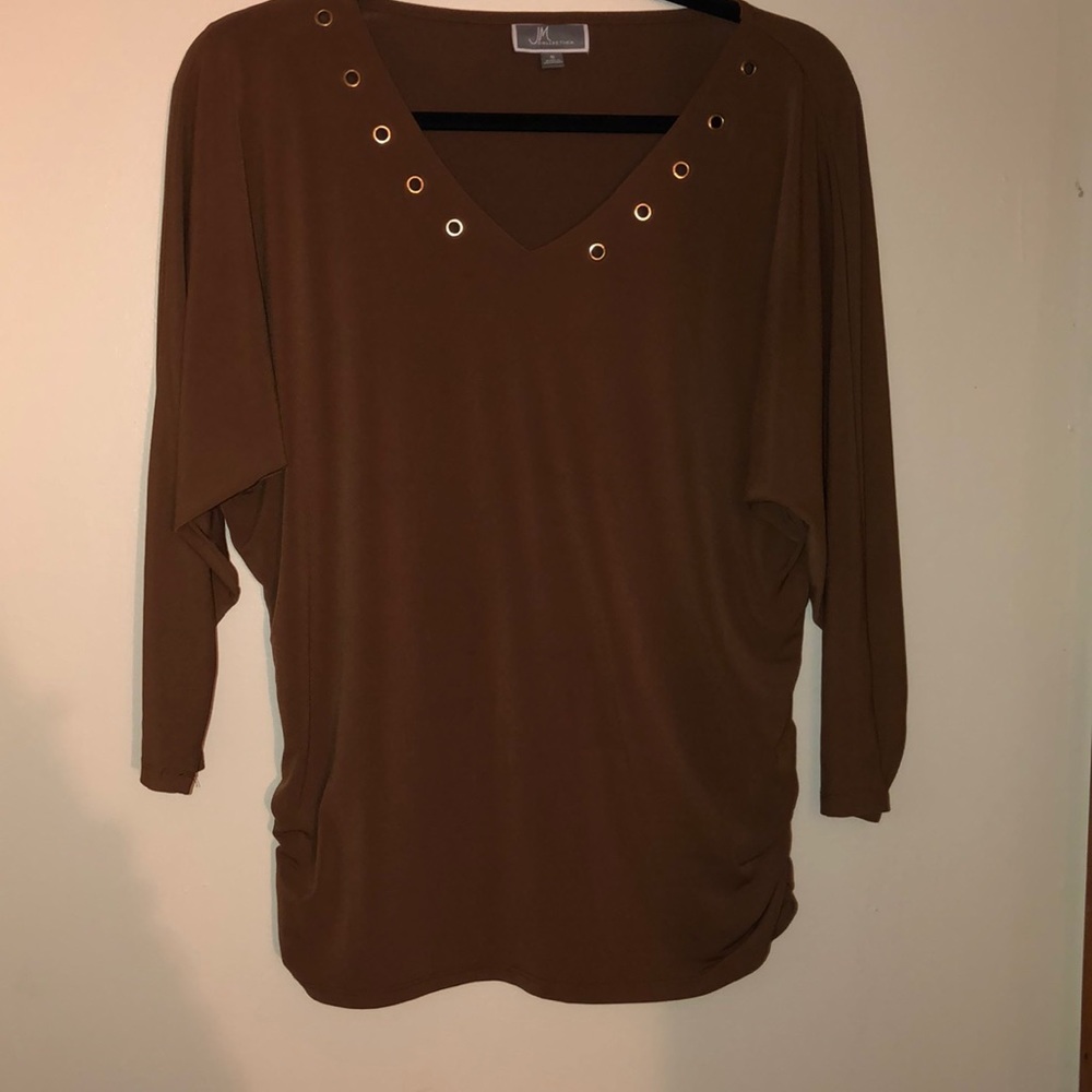 Brown Long Sleeve Top